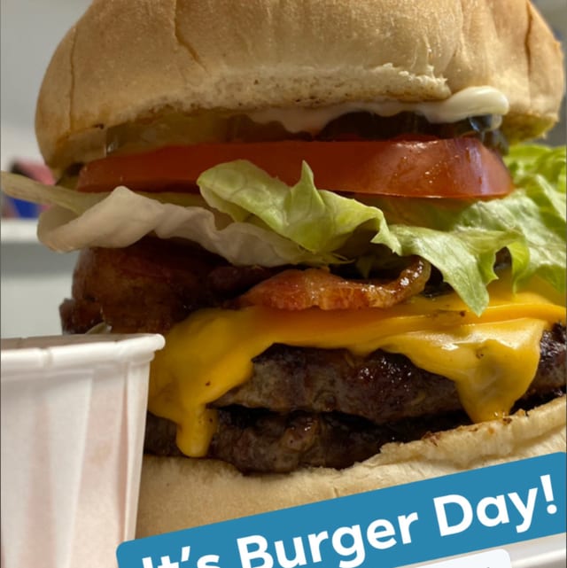 1/2 lb. Double Burger.
