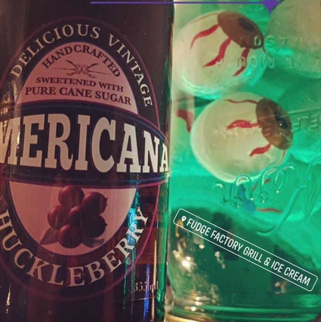 Huckleberry Soda Pop.